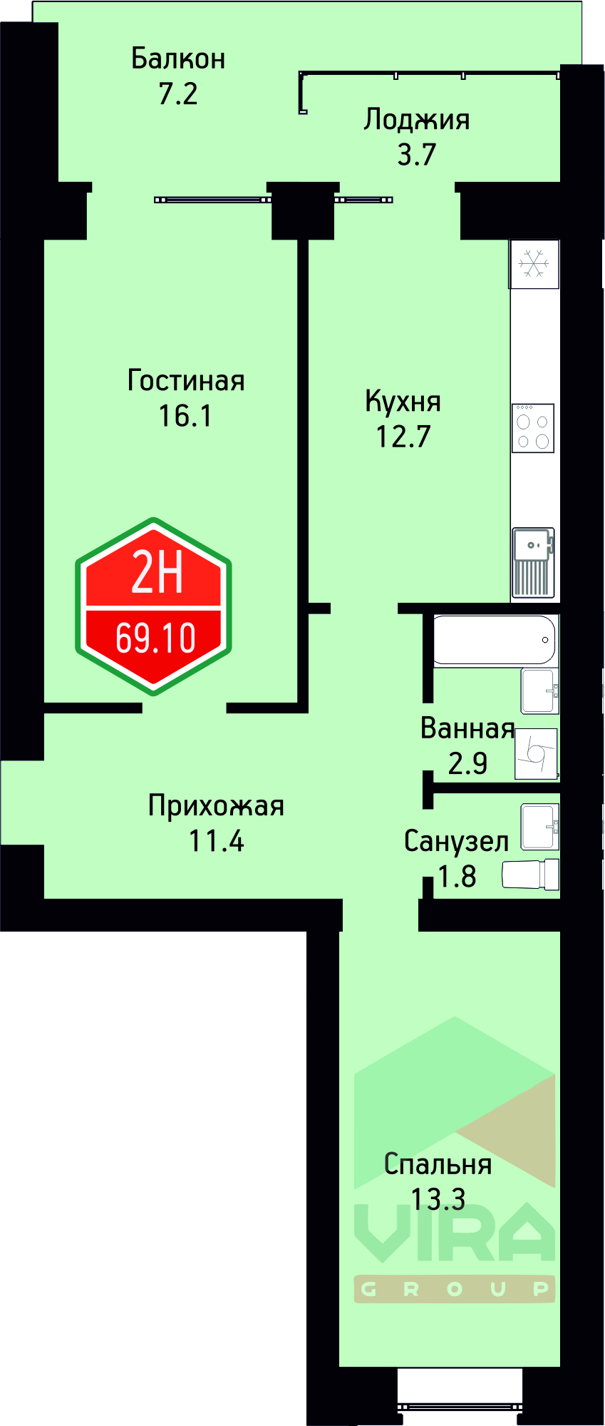 Схема квартиры