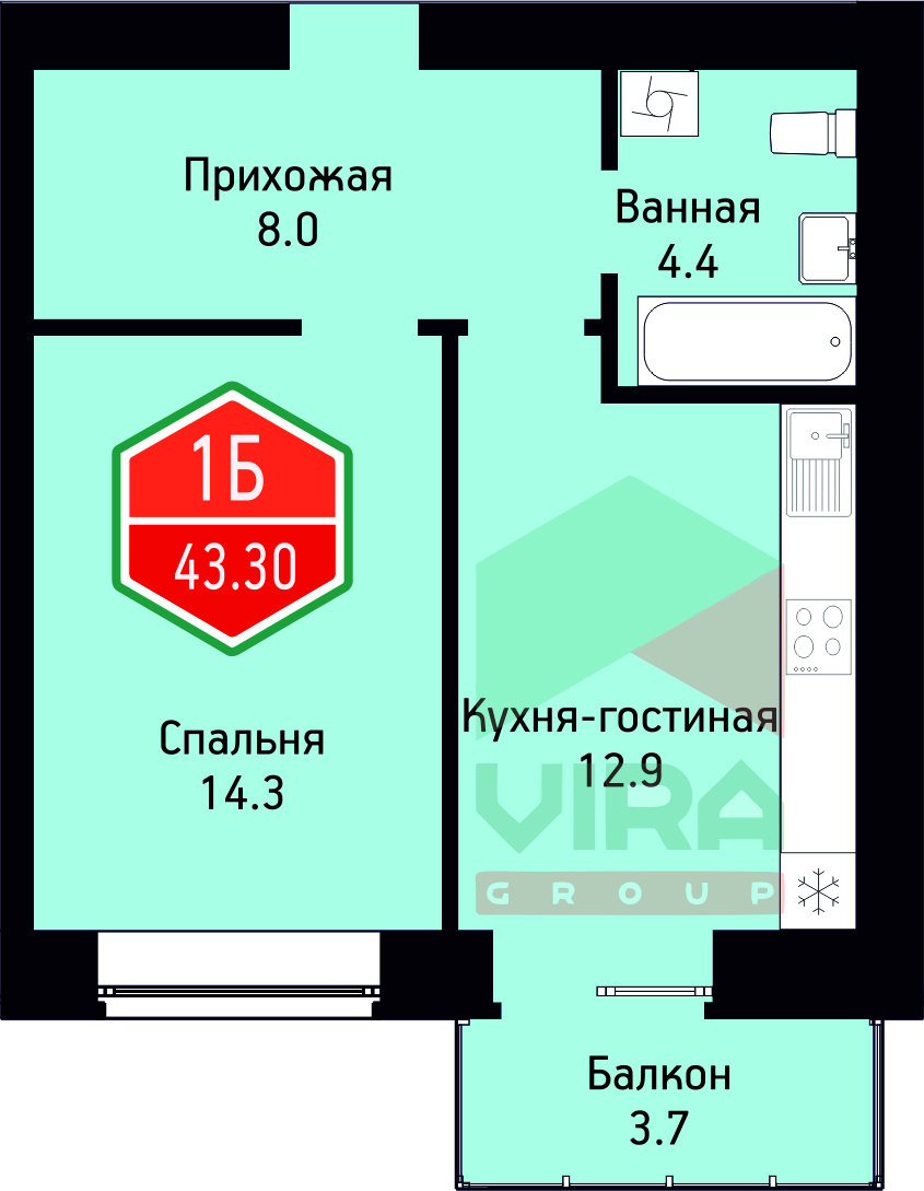 Схема квартиры